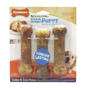 Nylabone Healthy Edibles Puppy Chew Treats 3 count; 1ea-SMall-Regular Up To 25 lb