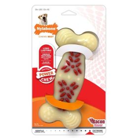 Nylabone Power Chew Action Ridges Chew Toy Bacon; 1ea-XL-Souper 1 ct