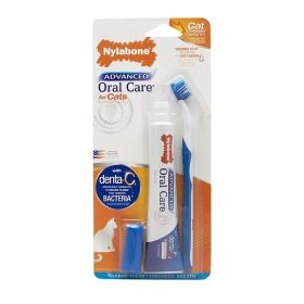 Nylabone Advanced Oral Care Cat Dental Kit 1ea-2.5 oz