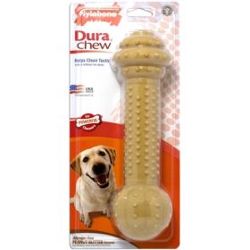 Nylabone Barbell Power Chew Durable Dog Toy Peanut Butter; 1ea-XXL-Monster 1 ct