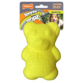 Nylabone Power Play Tennis Teddy Gripz Bear Dog Toy Teddy; 1ea-Medium 1 ct