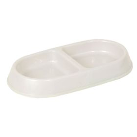 Petmate Lightweight Double Diner Dish Assorted Small