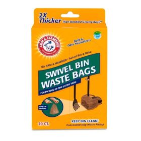 Arm and Hammer Waste Bags for Swivel Bin and Rake Penny 20 Count