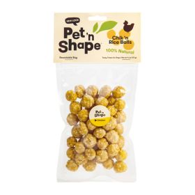 Pet N Shape Chik n Rice Balls Dog Treats 4 oz