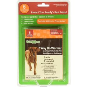 SENTRY Worm X Plus 7 Way De-Wormer for Large Dogs 2 Count