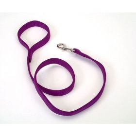 Coastal Double-Ply Nylon Dog Leash Purple 1 in x 4 ft