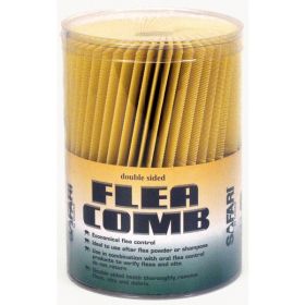 Safari Plastic Double Sided Dog Flea Comb 9 in x 2.25 in 100 Piece