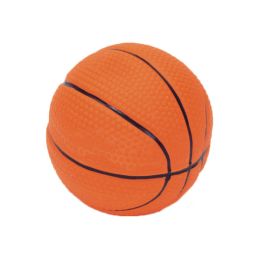 Rascals Latex Dog Toy Basketball Brown 2.5 in