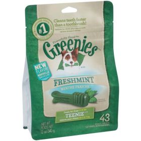 Greenies Fresh Dog Dental Treat 27 oz 43 Count Teenie