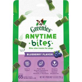 Greenies Anytime Bites BiteSize Dog Dental Treats Blueberry; 1ea-10.3 oz