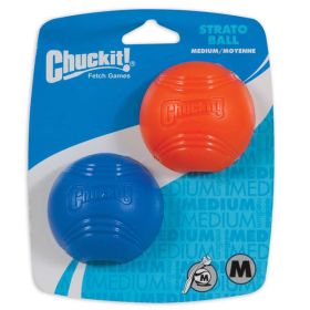 CHUCKIT D STRATO BALL MD 2PK