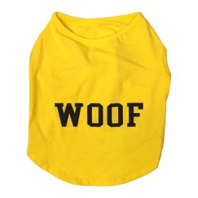 Fashion Pet Cosmo Woof Tee Yellow Extra Large