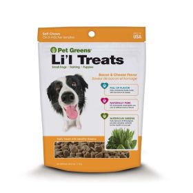 Pet Greens Lil Treats Soft Dog Chews Bacon and Cheese 6 oz