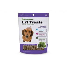 Pet Greens Lil Treats Soft Dog Chews Lamb 6 oz