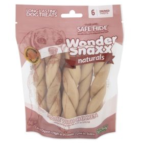 Wonder SnaXX Naturals Twist Dog Treat Chicken 1ea-6 ct; SM-MD