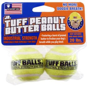 Petsport USA Jr. Peanut Butter Balls Dog toy Assorted 2 Pack 1.8 in