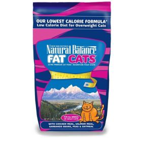 Natural Balance Pet Foods Fat Cats Low Calorie Dry Cat Food Chicken  Salmon, 1ea/6 lb