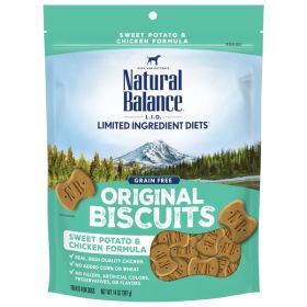 Natural Balance Pet Foods L.I.T. Original Biscuits Dog Treats Chicken  Sweet Potato, 1ea/14 oz