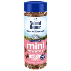 Natural Balance Pet Foods L.I.D  Grain Free Mini Rewards Dog Treats Salmon, 1ea/5.3 oz