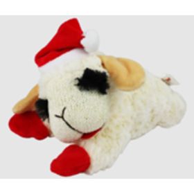 Lamb Chop  w/ Santa Hat Size: 10.5"