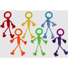 Nuts for Knots Rope Man w/ TPR Head(Assorted Colors) Size: 12"