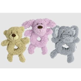 Aromadog Fleece Ring-Body Size: 9.5" (Available in blue elephant, green bear, and purple dog)