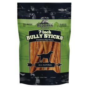 Redbarn Pet Products Bully Stick Dog Treat 7 in 6 Pack