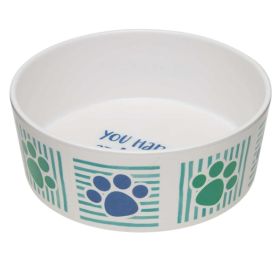 Loving Pets Dolce Moderna BowlHad Me at Woof  1ea/LG