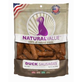 Loving Pets Natural Value Duck Sausage Recipe Dog Treat 13 oz