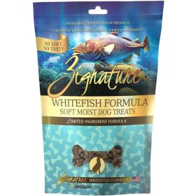 Zignature Dog 4oz. Whitefish Soft Moist Treat