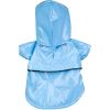 Baby Blue Pvc Waterproof Adjustable Pet Raincoat